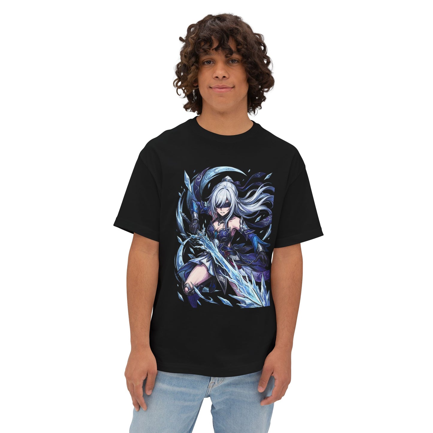 Jingliu Honkai Star Rail: Former Sword Champion Premium Oversized Unisex T-Shirt