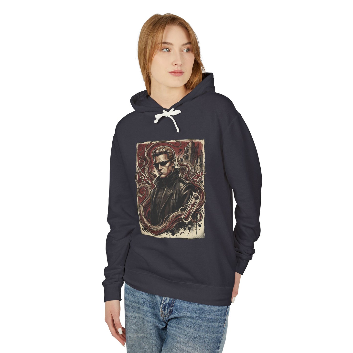 Albert Wesker Resident Evil Umbrella Traitor Villain Art Unisex Premium Hoodie