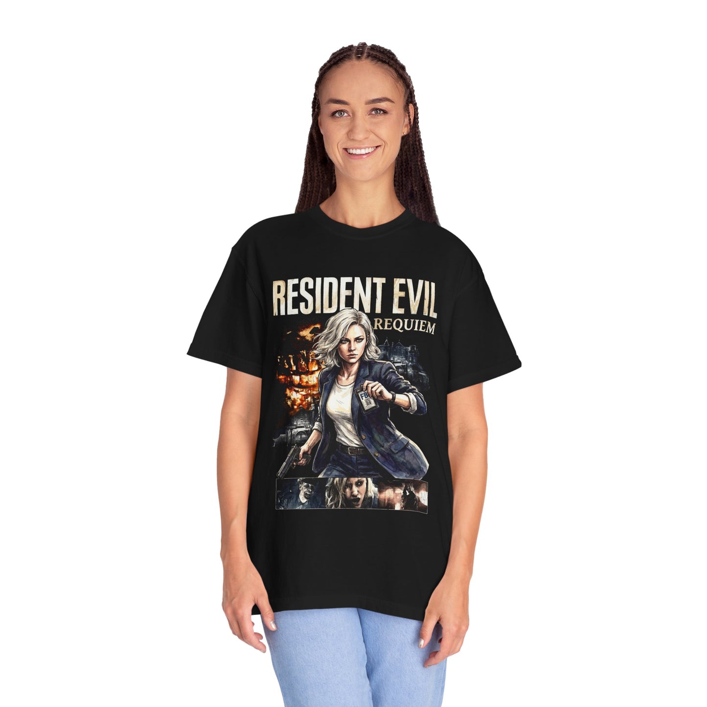 RE Requiem Grace Ashcroft First-Person Tension Survival Art Premium T-Shirt