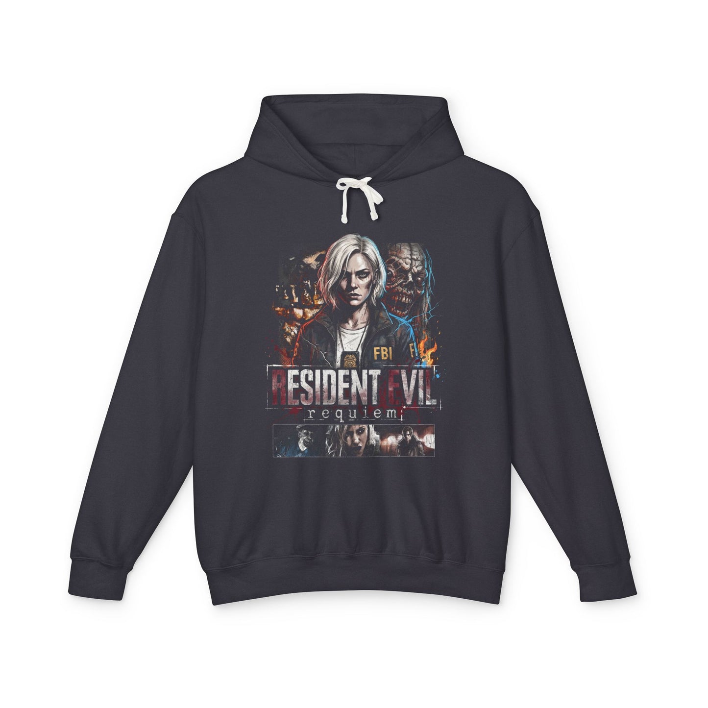 Grace Ashcroft Resident Evil Requiem FBI Analyst Protagonist Design Unisex Premium Hoodie