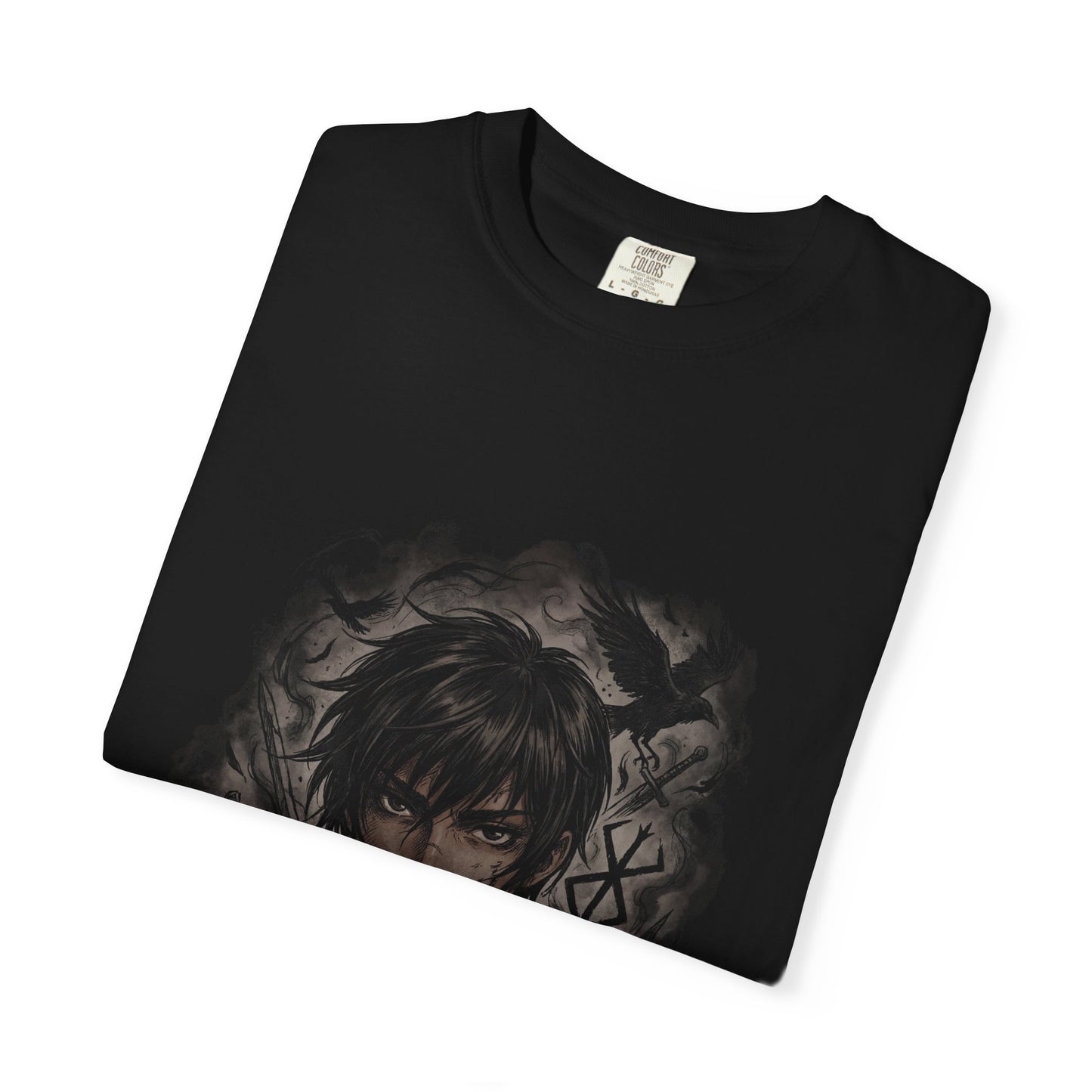 Berserk Casca Tomboyish Fighter Band Hawk Art Premium T-Shirt