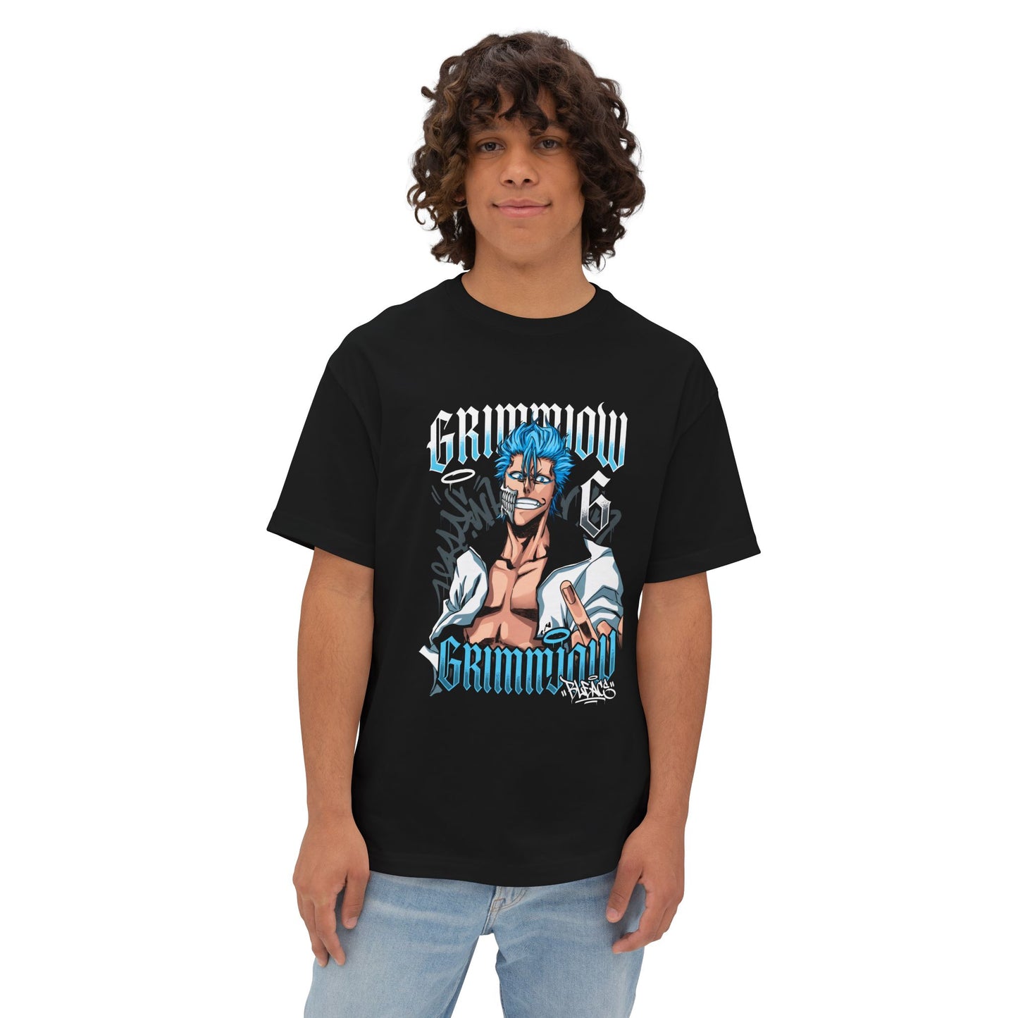 Grimmjow: Wild Desert Claw Fighter Premium Oversized Unisex T-Shirt