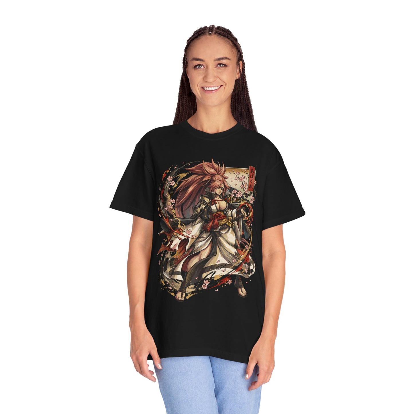Guilty Gear Baiken Samurai Swordswoman Iconic Design Premium T-Shirt