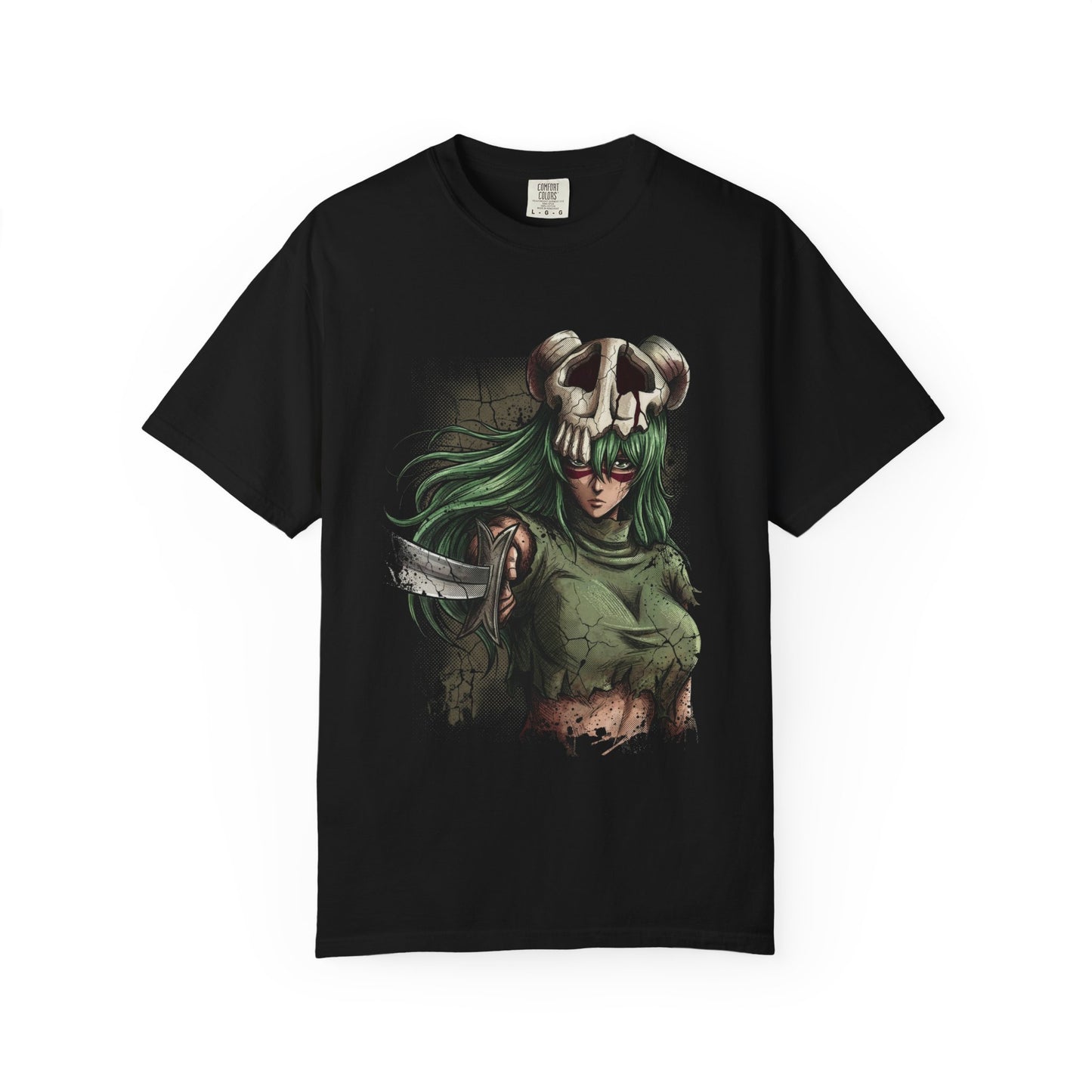 Green Haired Hollow Empress Inspired – Scarred Face Crimson Mark Dynamic Art Premium T-Shirt