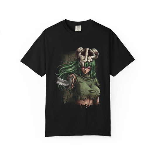Green Haired Hollow Empress Inspired – Scarred Face Crimson Mark Dynamic Art Premium T-Shirt