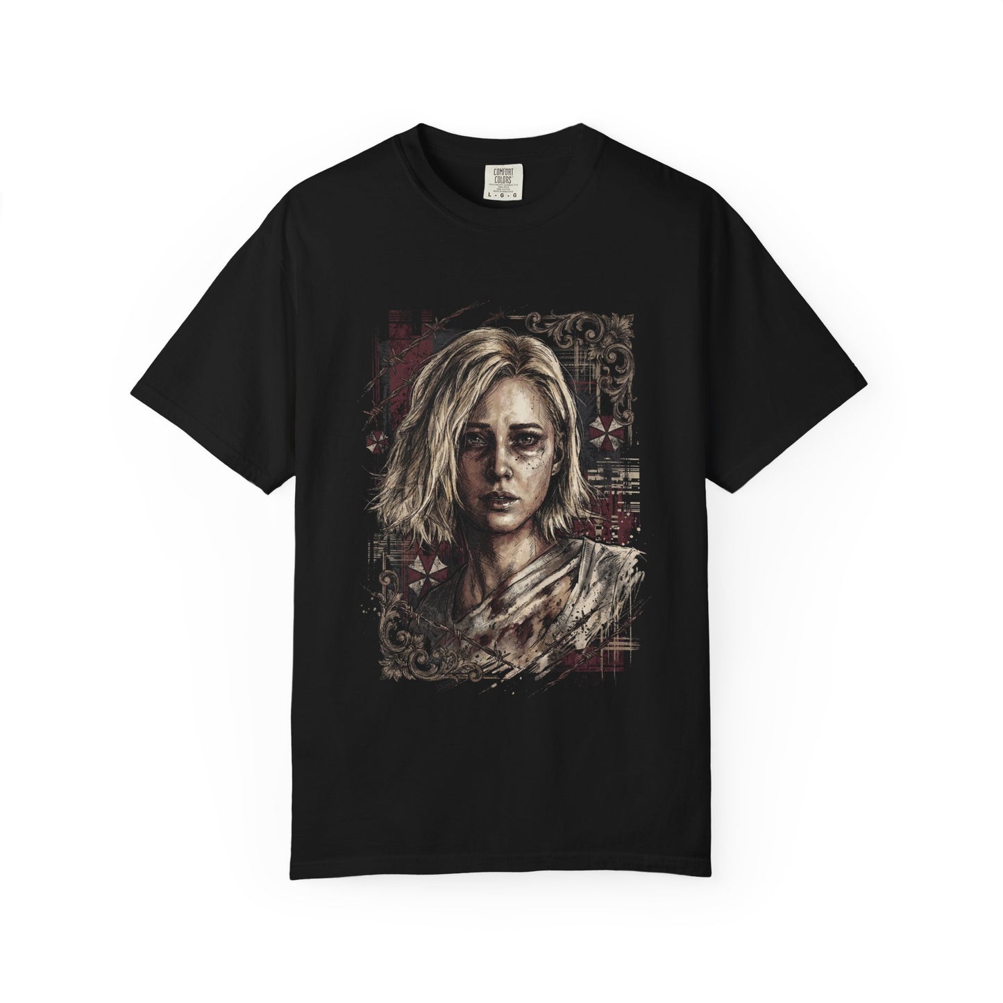 RE9 Grace Ashcroft Chronic Care Center Nightmare Stealth Design Premium T-Shirt