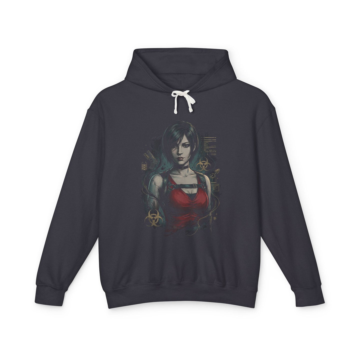 Resident Evil Ada Wong Grunge Horror Design Unisex Premium Hoodie