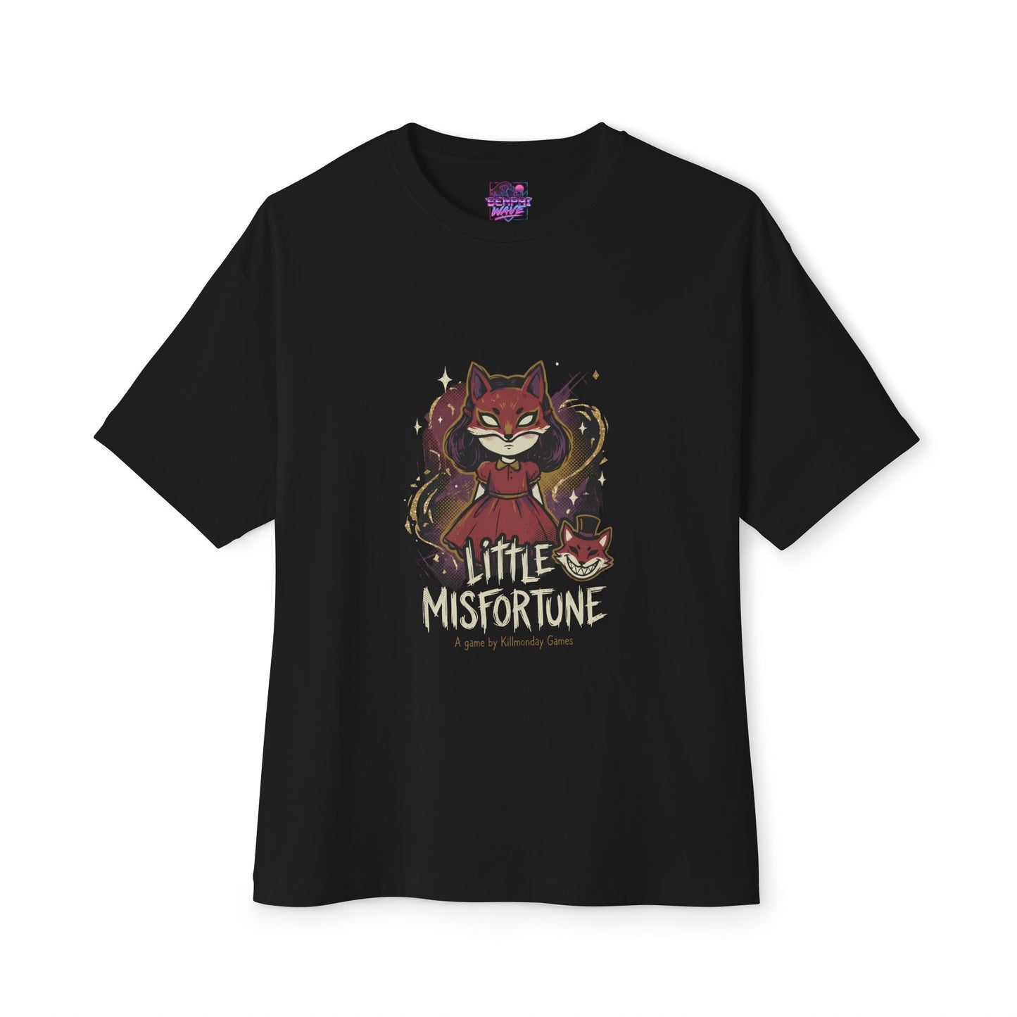 Little Misfortune: Misfortune Glitter & Eternal Happiness Premium Oversized Unisex T-Shirt