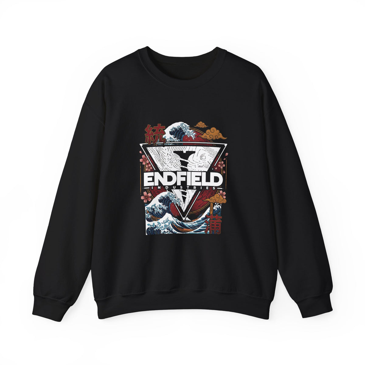 Arknights Endfield Industries Great Wave Crest Crewneck Sweatshirt