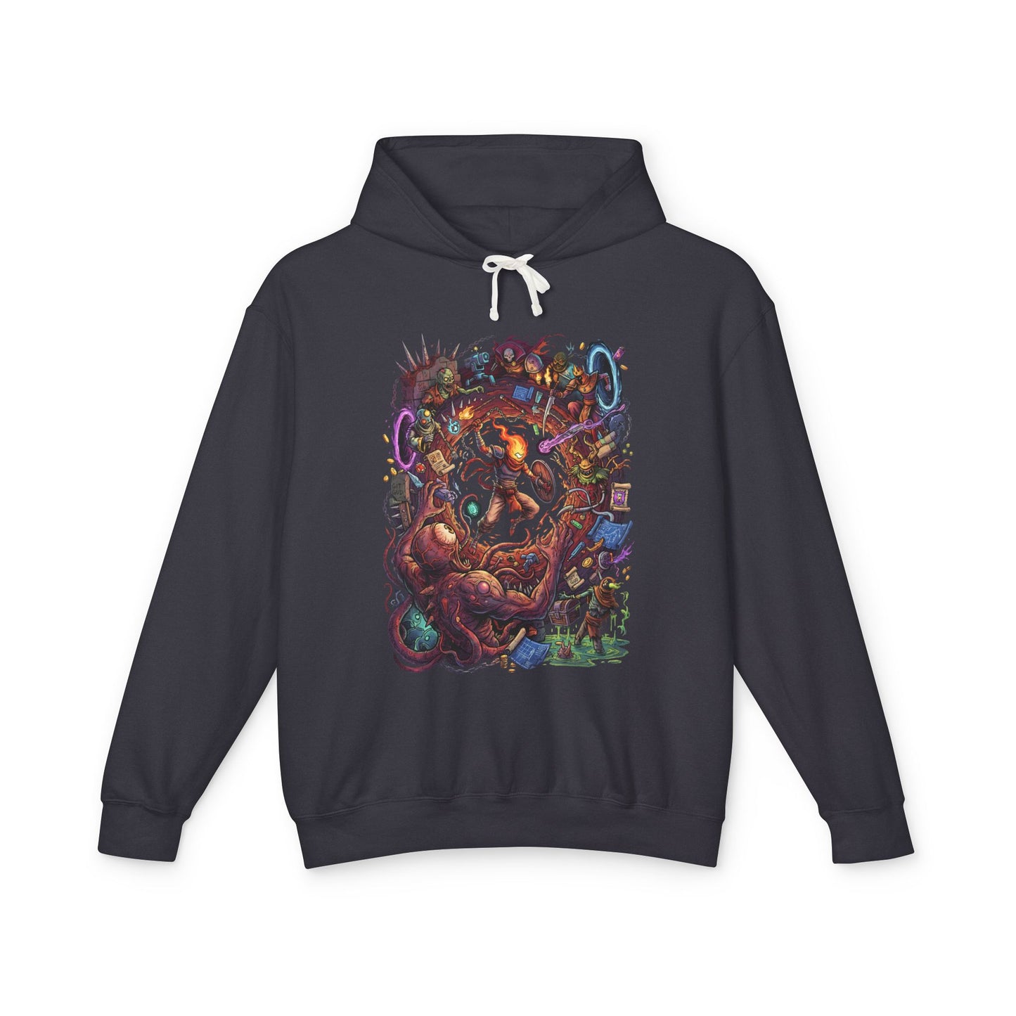 Dead Cells Prisoner Beheaded Prisoner Retro Indie Portrait Unisex Premium Hoodie