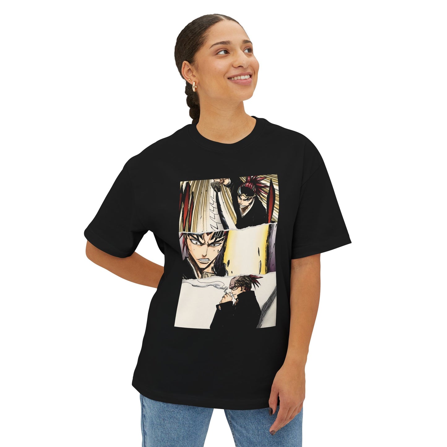 Renji Abarai Bleach Shinigami Anime Character Shirt - Oversized Premium Tee
