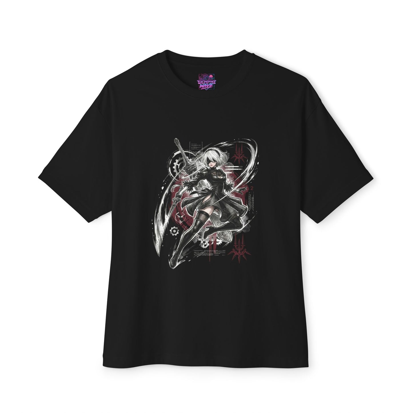Nier 2B T-Shirt | Virtuous Contract Existential Android JRPG Apparel Premium Oversized Unisex T-Shirt