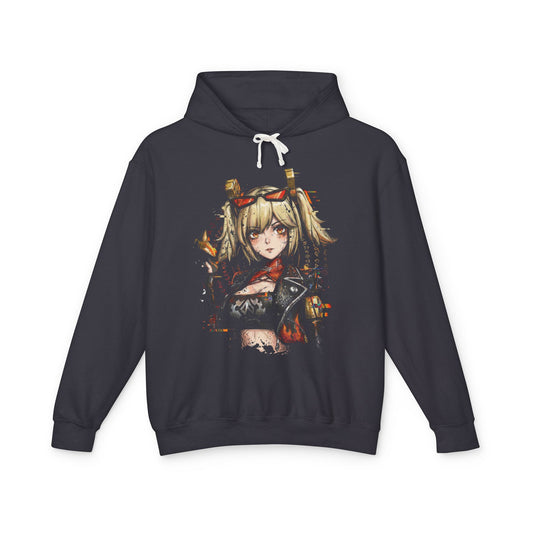 Zenless Zone Zero Burnice White Afterburner Flame Burst Design Unisex Premium Hoodie