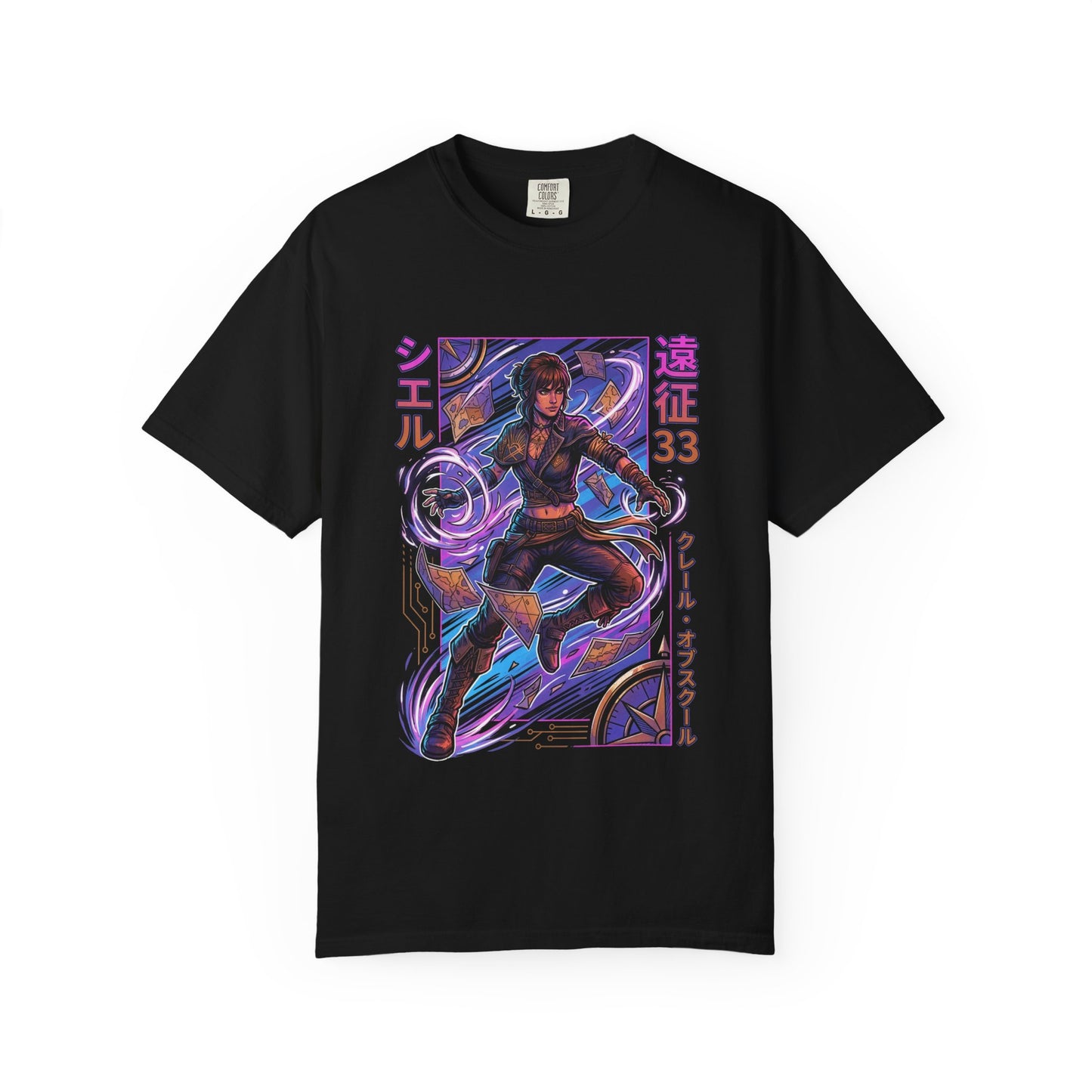 Sciel Clair Obscur T-Shirt | Teasing Smile Dark Past GOTY 2025 JRPG Apparel Premium T-Shirt