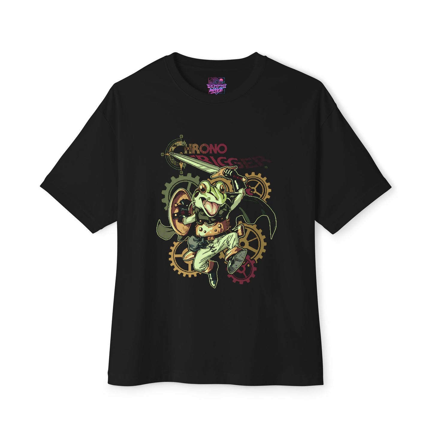 Chrono Trigger Frog Gaming Graphic Tee Premium Oversized Unisex T-Shirt