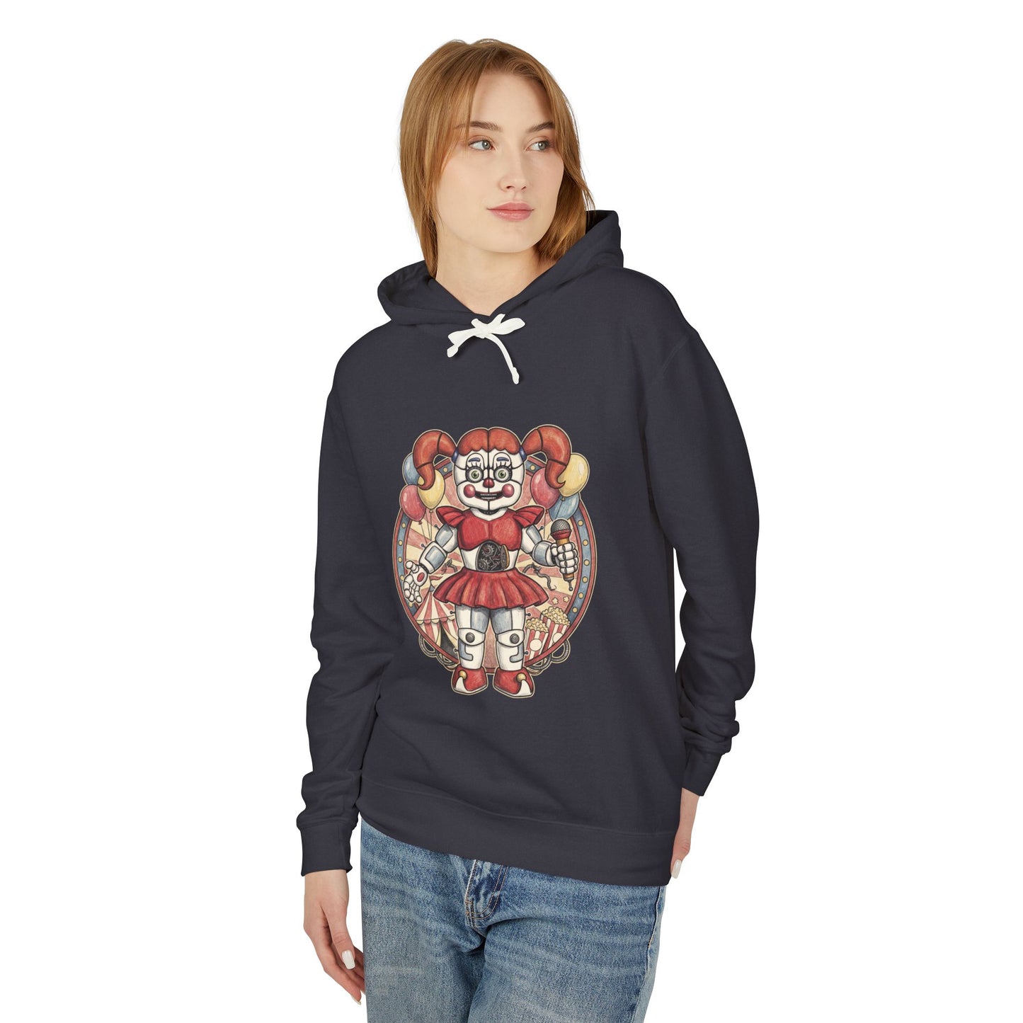 FNAF Circus Baby Clown Animatronic Design Unisex Premium Hoodie