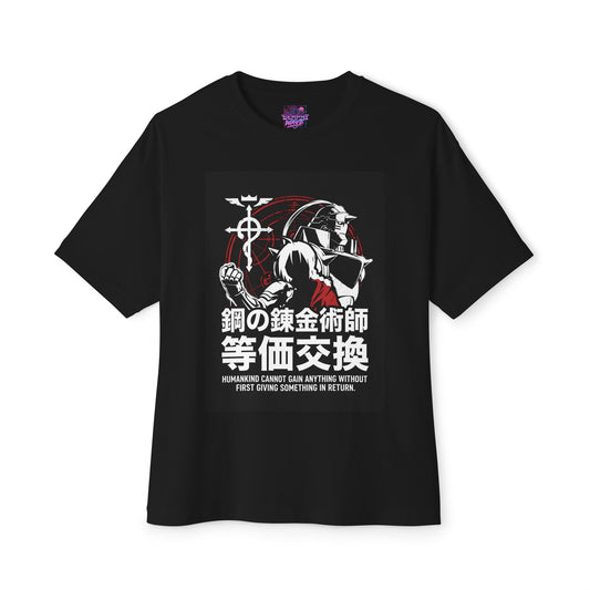 Edward Elric Fullmetal Alchemist Red Coat Icon Premium Oversized Unisex T-Shirt
