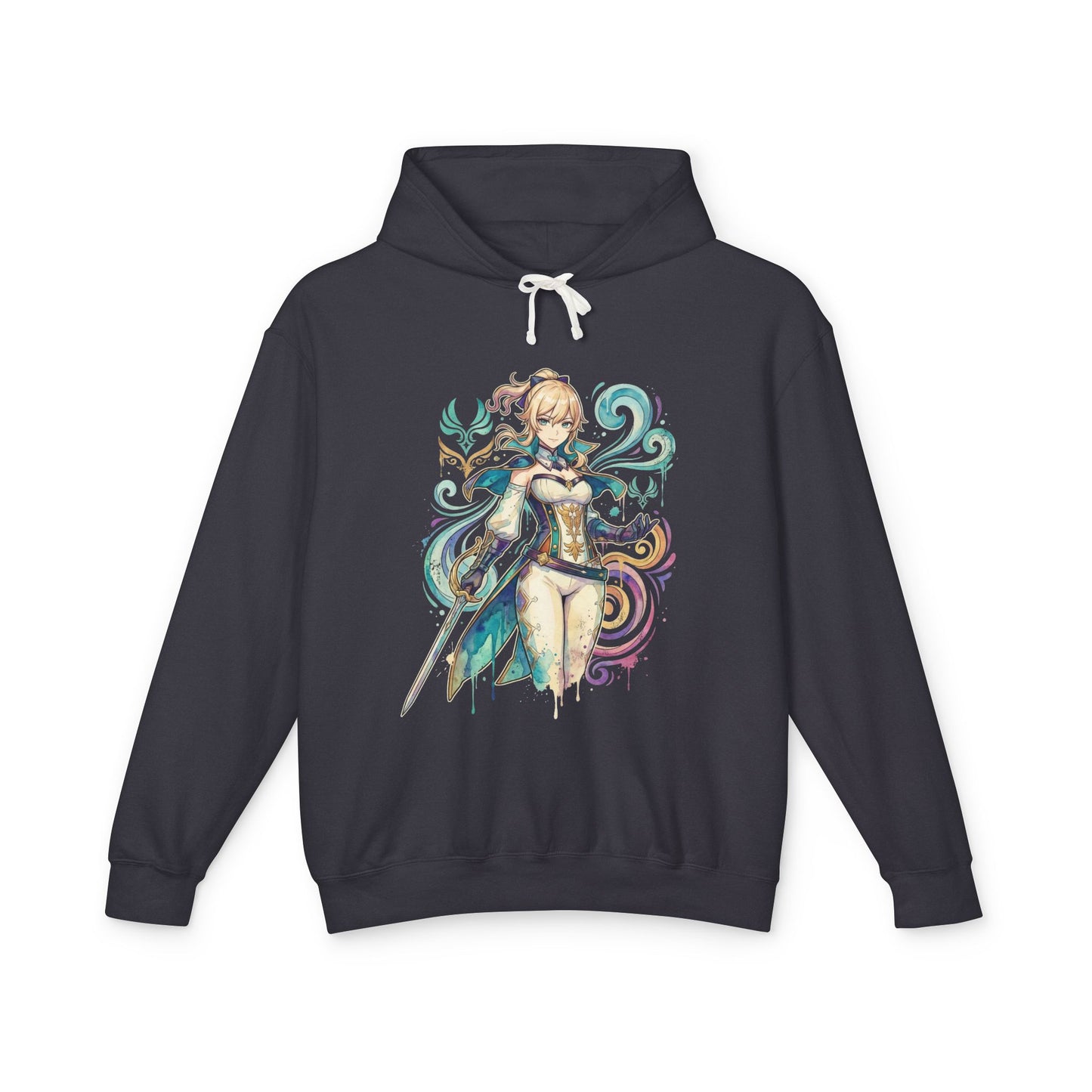 Genshin Impact Jean Gunnhildr Blonde Hair Grey Eyes Portrait Unisex Premium Hoodie