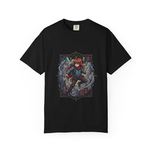 Celeste Mountain Tee | Indie Platformer Game Lovers Gift | Pixel Art Gaming T-Shirt Premium T-Shirt