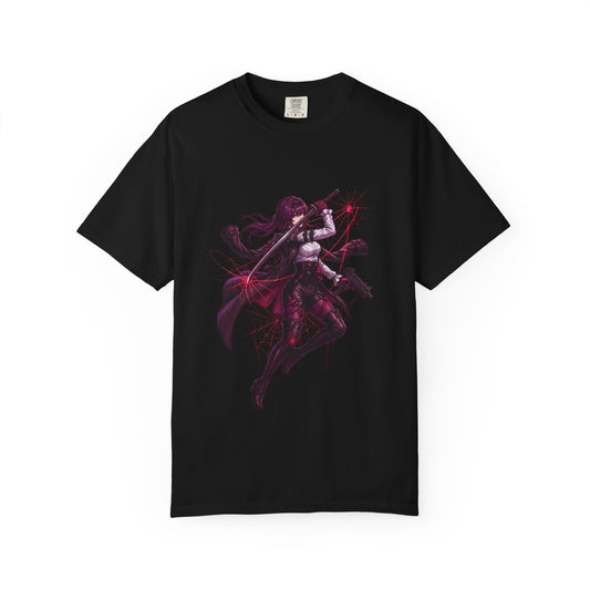 Kafka Honkai Star Rail Elegant Beauty Black Coat Design Premium T-Shirt