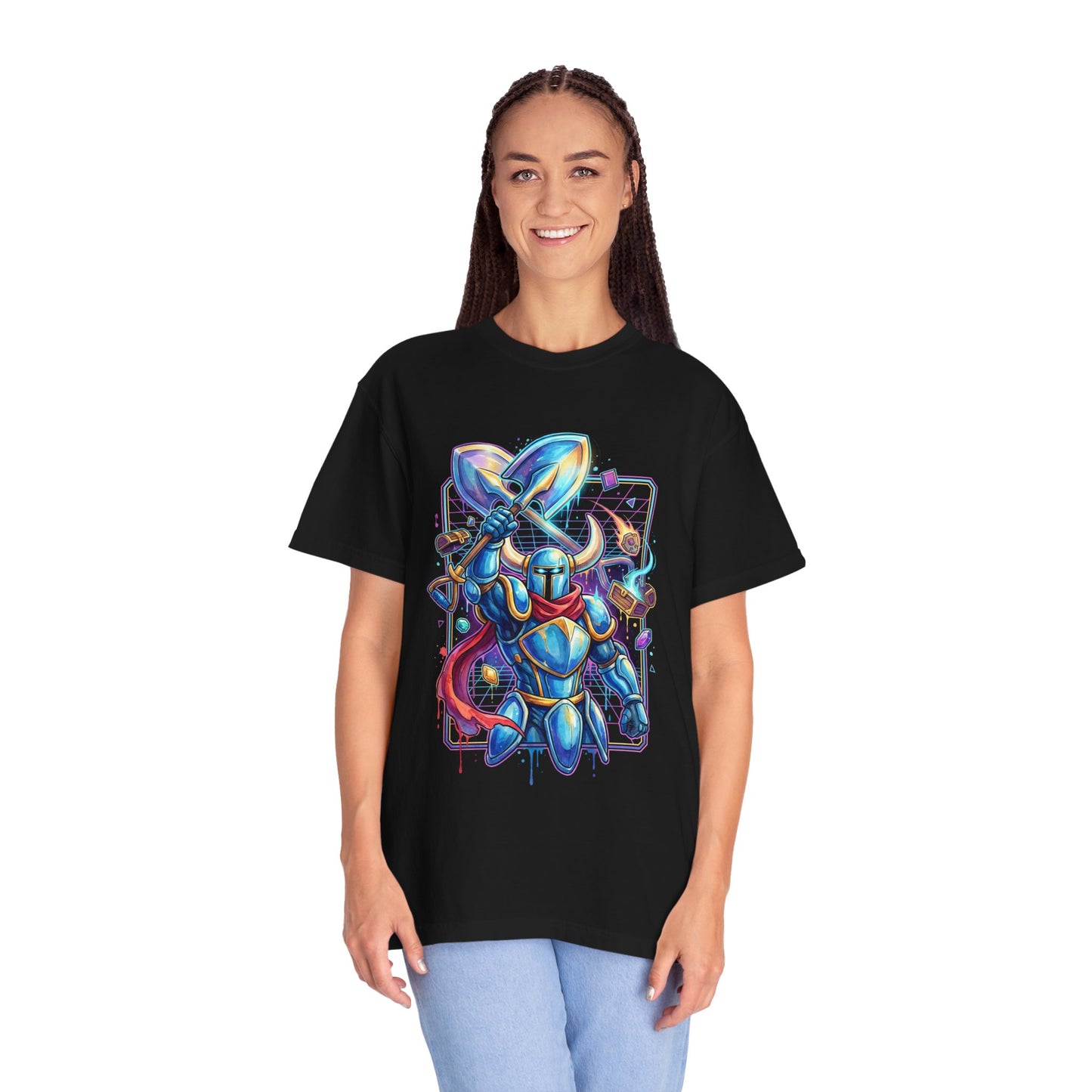 Shovel Knight Vaporwave Aesthetic Retro Design Premium T-Shirt