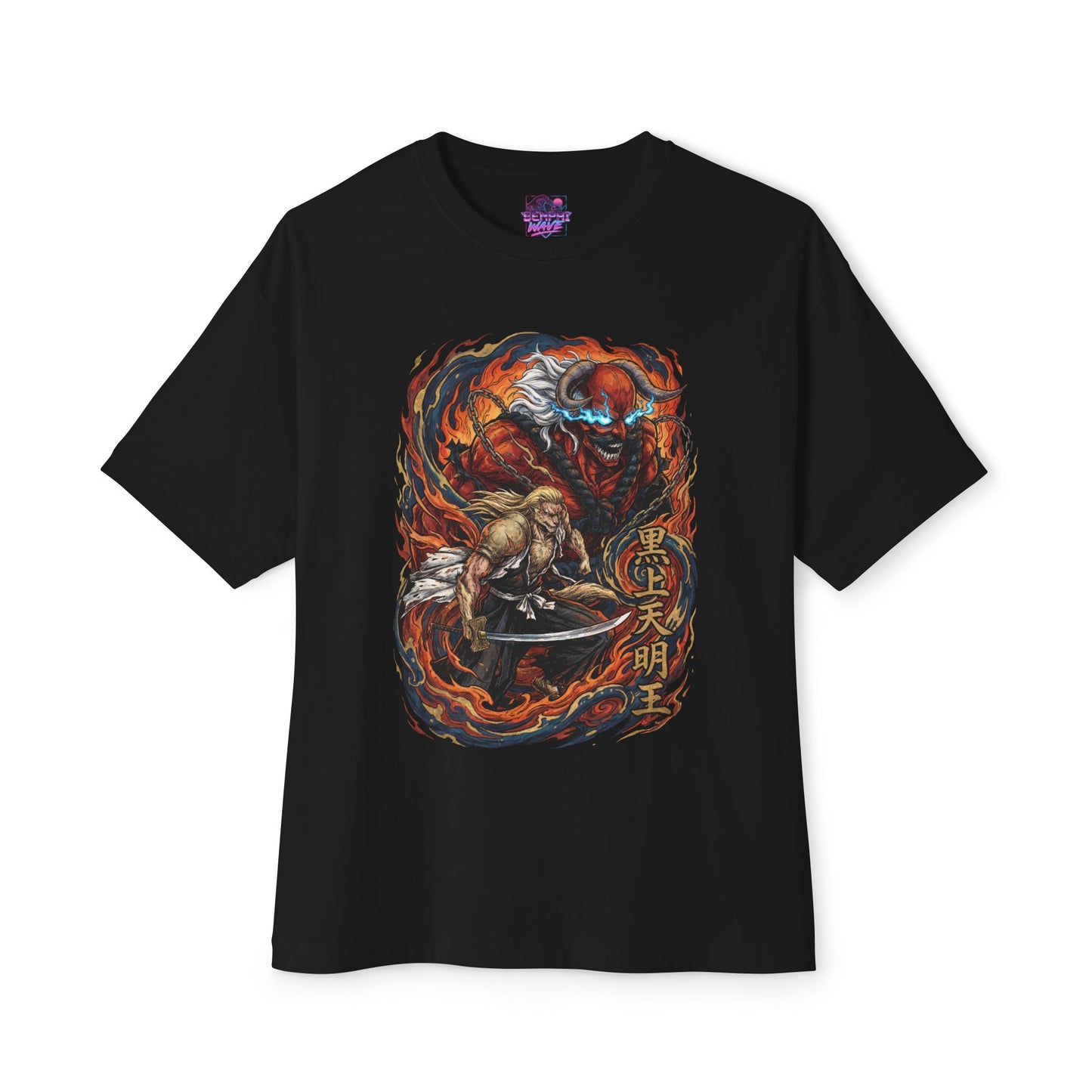 Bleach Sajin Komamura Light Brown Fur Giant Warrior Premium Oversized Unisex T-Shirt
