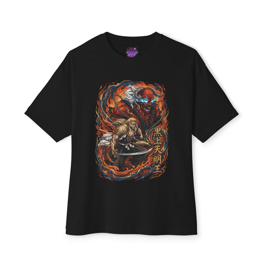 Bleach Sajin Komamura Light Brown Fur Giant Warrior Premium Oversized Unisex T-Shirt