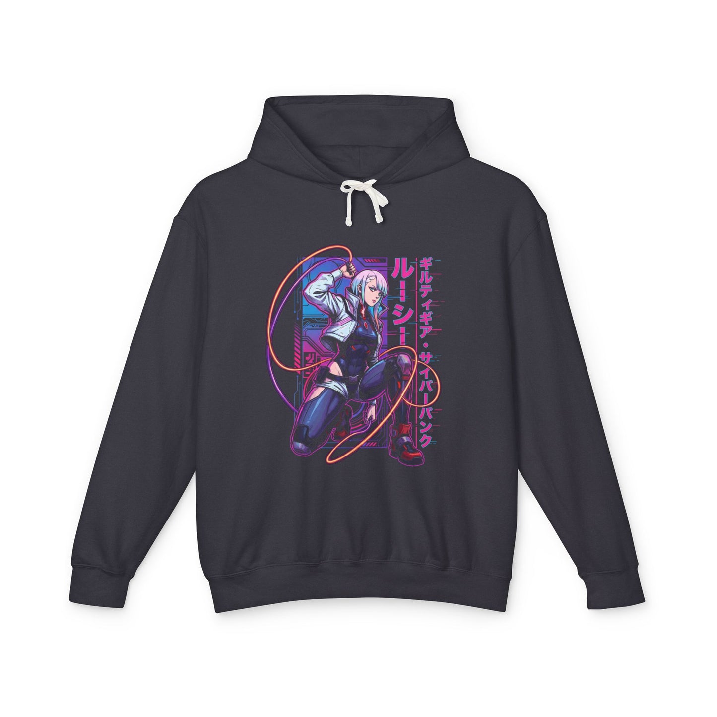 Cyberpunk Edgerunners Lucy Netrunner Monowire Portrait Unisex Premium Hoodie