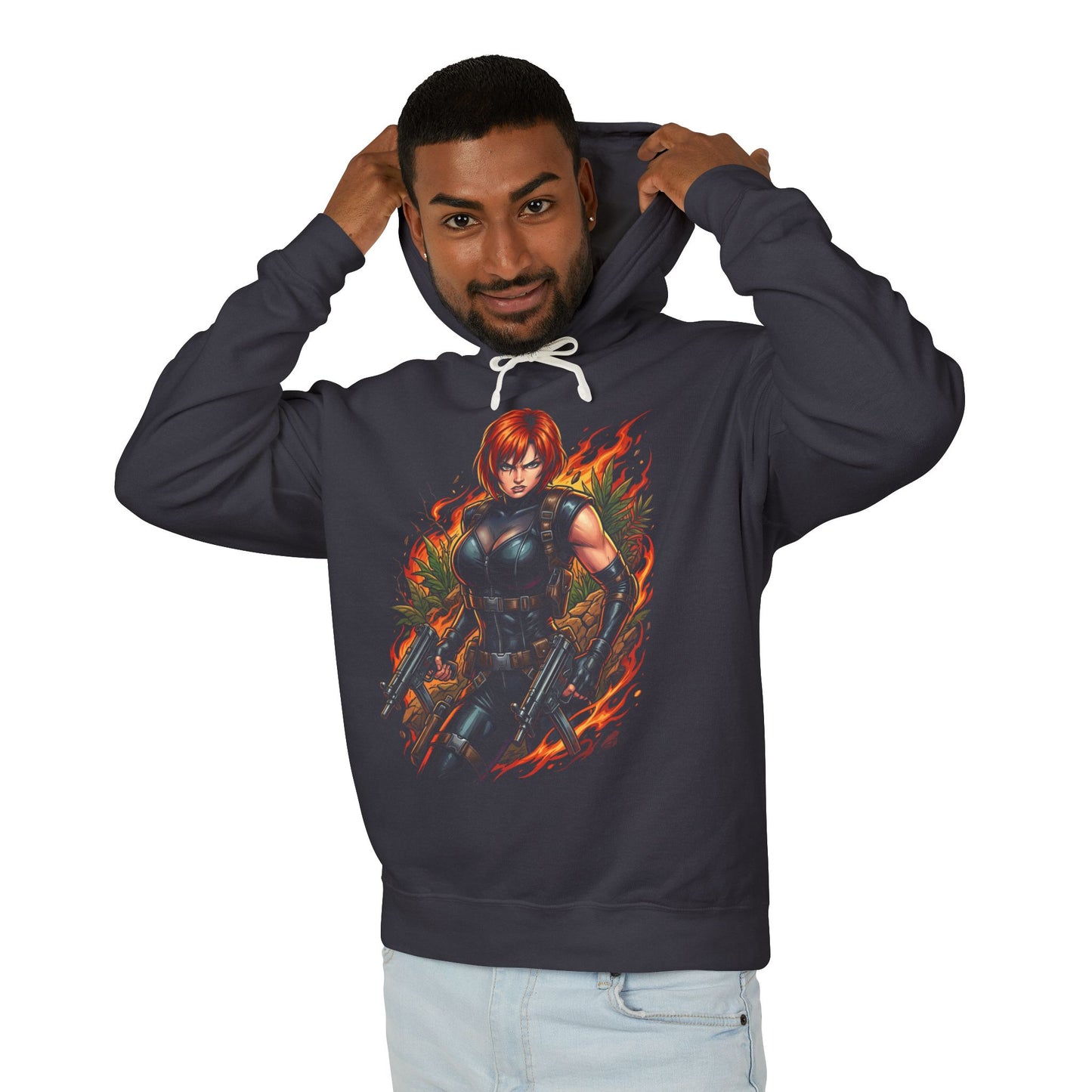 Regina Dino Crisis Island Dinosaur Threat Design Unisex Premium Hoodie