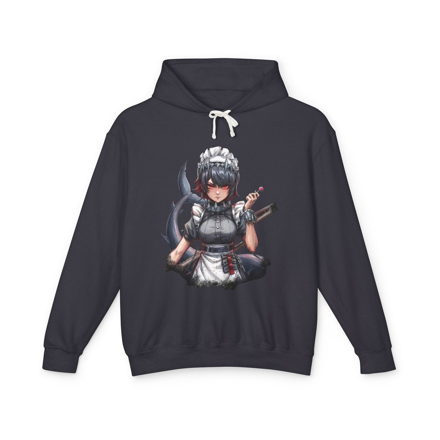 Ellen Joe ZZZ Shark Tail Maid Scissors Portrait Unisex Premium Hoodie