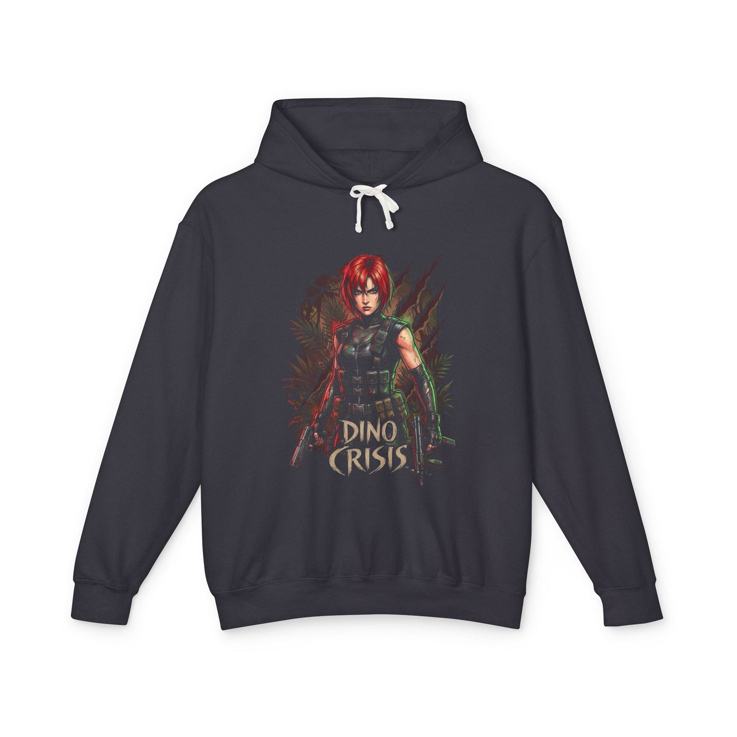 Dino Crisis Regina 1999 PS1 Classic Cover Art Unisex Premium Hoodie