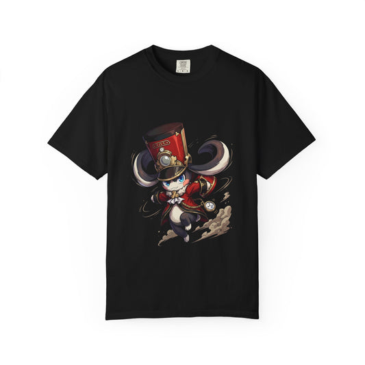 Pompom Honkai Star Rail Blue Vest Gold Buttons Design Premium T-Shirt