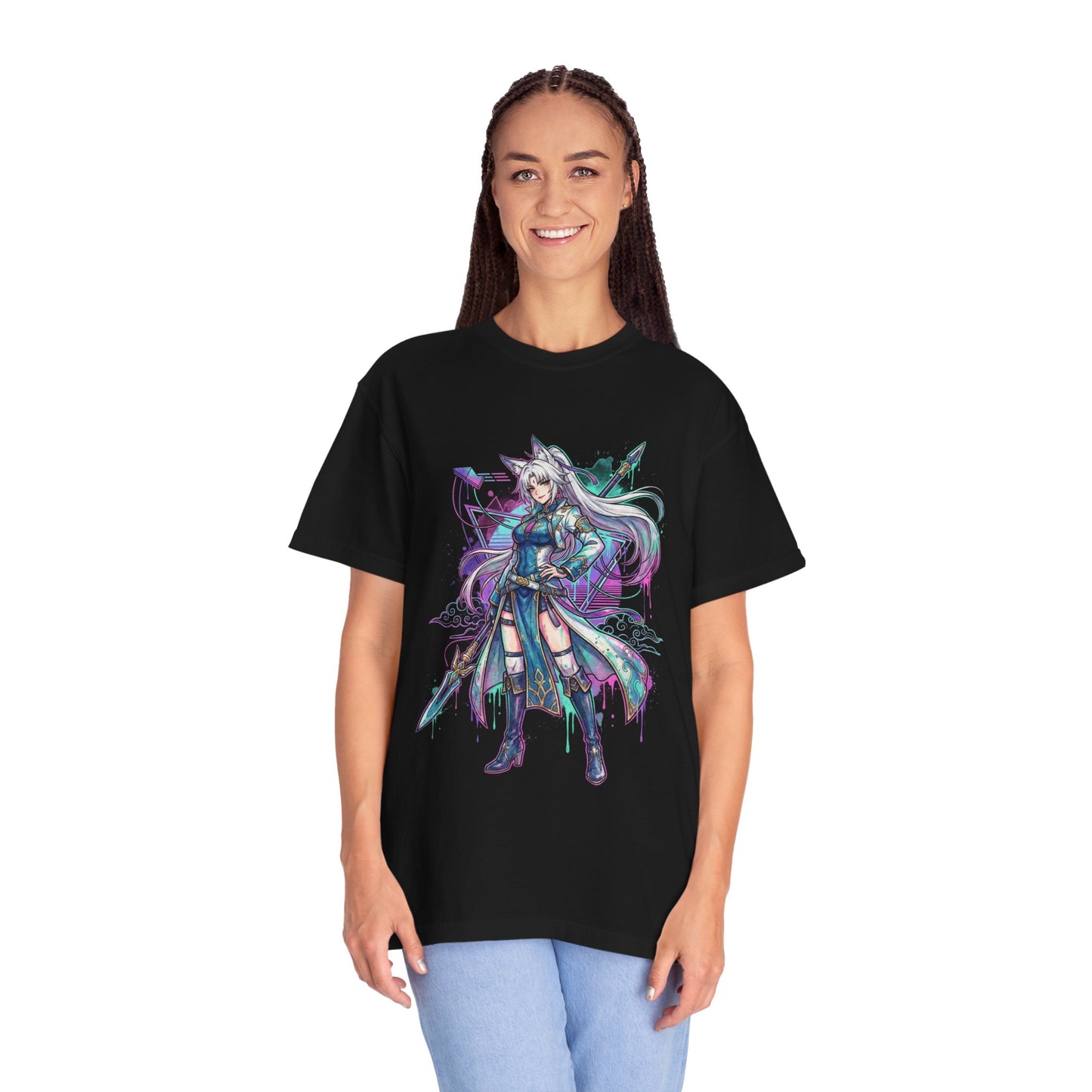 Honkai Star Rail Feixiao Xianzhou Yaoqing Vaporwave Art Premium T-Shirt