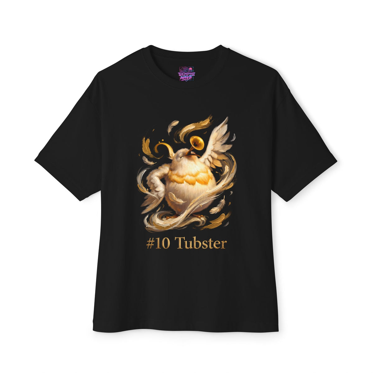 Tubster Aniimo Gold Oil Painting Creature Art - Oversized Premium Tee