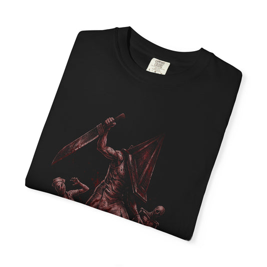 Pyramid Head Reimagined Silent Hill 2 Remake Red Thing Boss Fight Premium T-Shirt