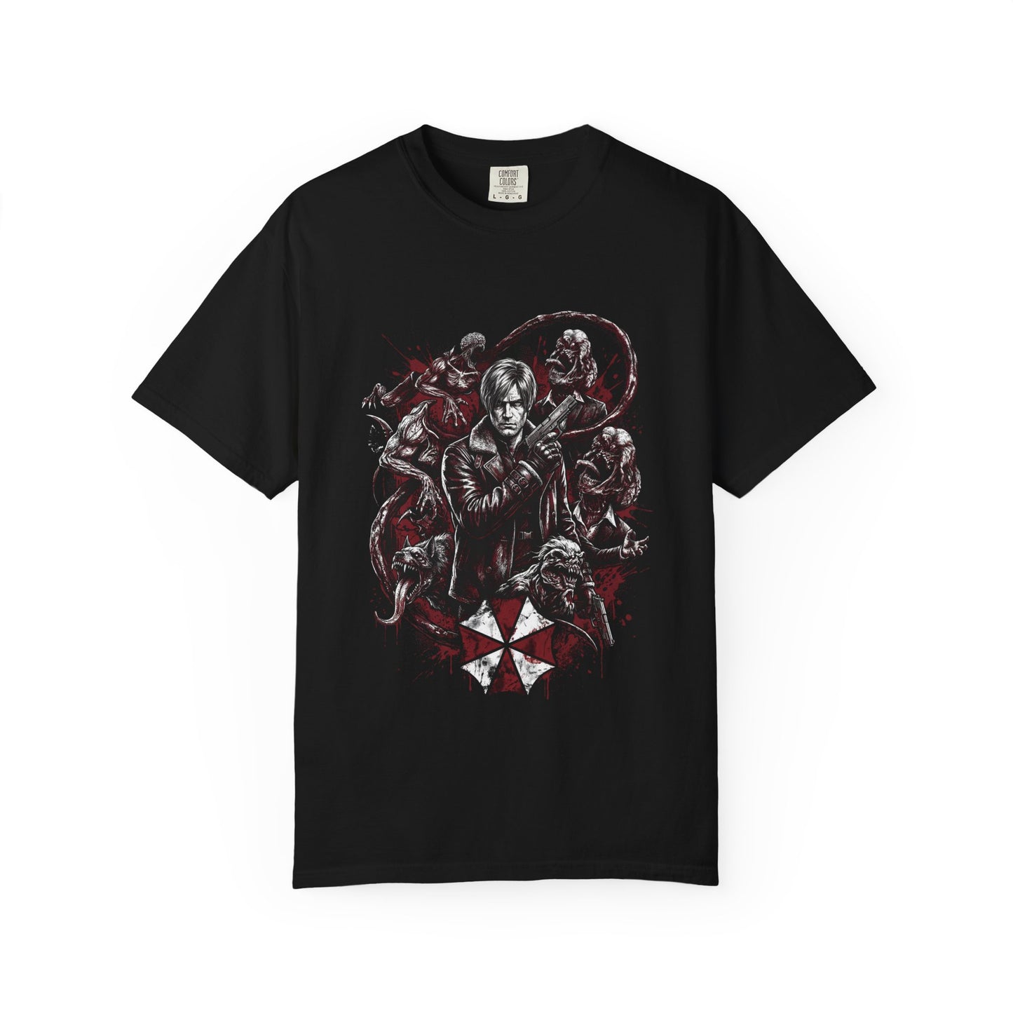Leon S Kennedy RE9 Hatchet Brutal Combat Veteran Protagonist Premium T-Shirt