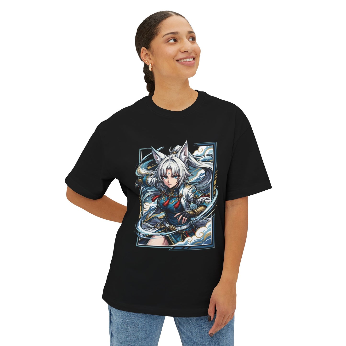 Feixiao Honkai Star Rail: Vanquishing General Wind Hunt Premium Oversized Unisex T-Shirt