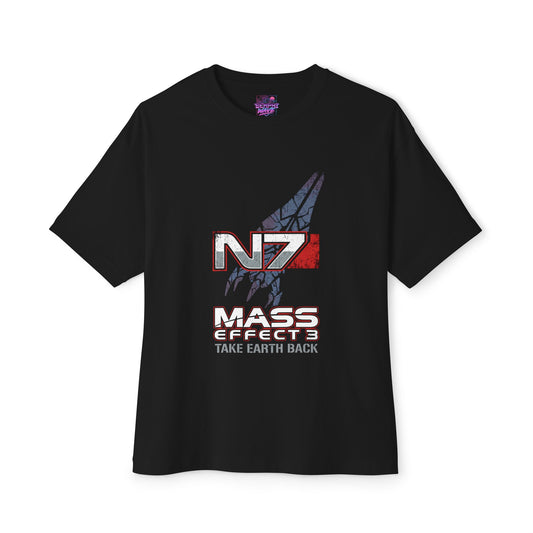 Mass Effect Epic Space RPG Masterpiece Premium Oversized Unisex T-Shirt