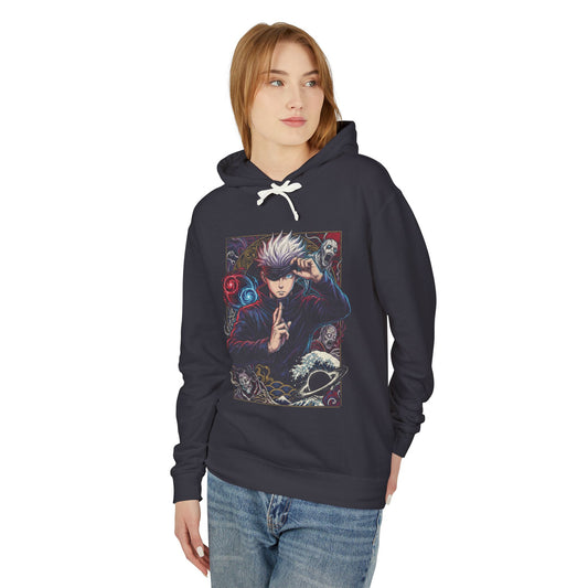 Jujutsu Kaisen Satoru Gojo Six Eyes Limitless Iconic Design Unisex Premium Hoodie