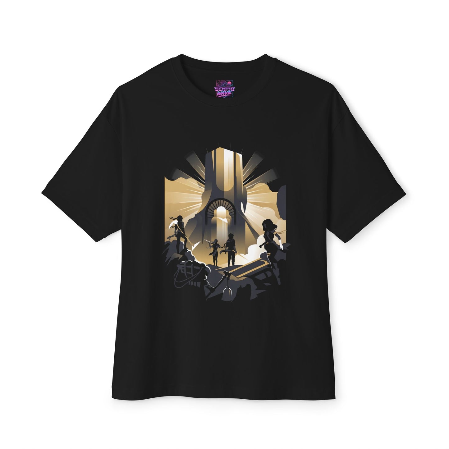Golden Expedition 33: Red Gommage Street Fashion Legend Facing the Paintress Premium Oversized Unisex T-Shirt
