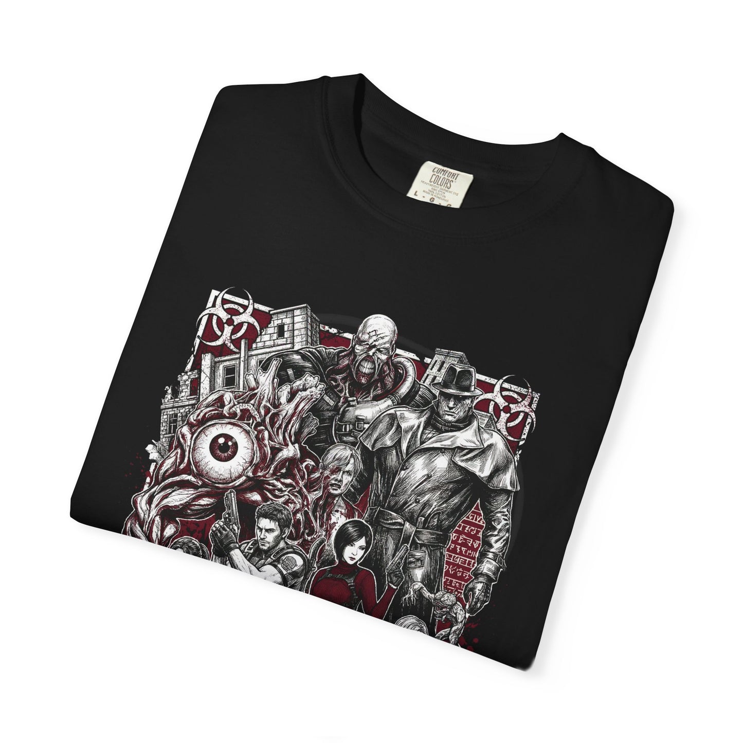 Resident Evil Jill Grace Chris Ada Claire Vs Birkin Nemesis Design Premium T-Shirt