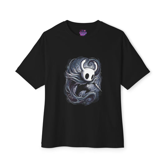 Ghost Hollow Knight T-Shirt | Broken Nail Cloak Iconic Indie Game Apparel Premium Oversized Unisex T-Shirt