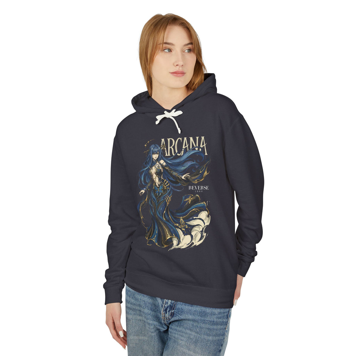 Reverse 1999 Arcana Butterflies Flowing Gown Fan Art Hoodie