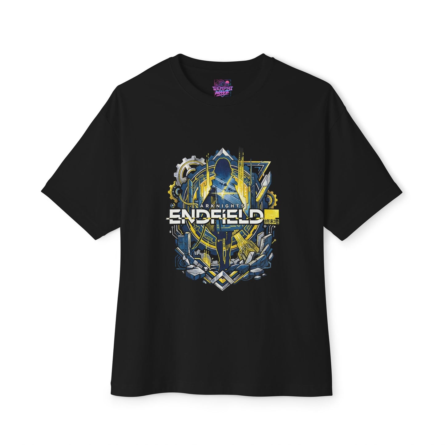 Factory Must Grow Arknights Endfield Meme Design Pixel Art Factory Automation Endless Premium Oversized Unisex T-Shirt