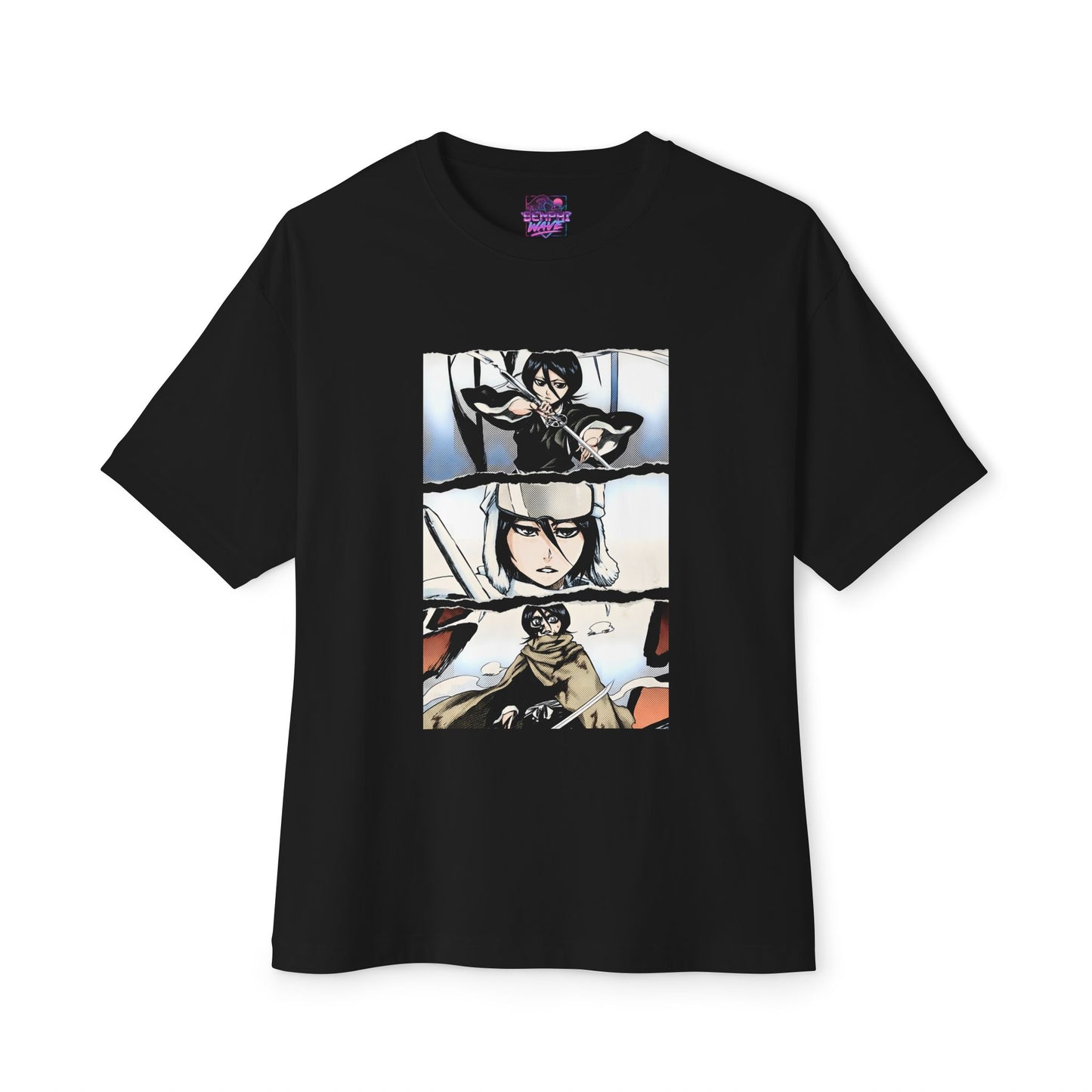 Rukia Kuchiki Bleach Anime Art Graphic Streetwear Tee - Oversized Premium Tee