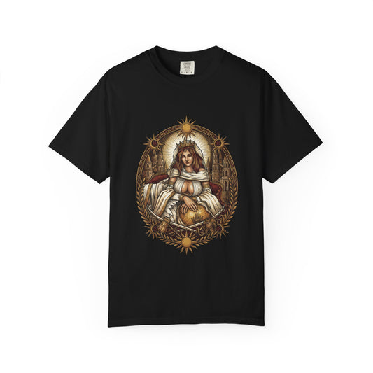 Gwynevere Radiant Goddess Dark Fantasy Portrait Premium T-Shirt