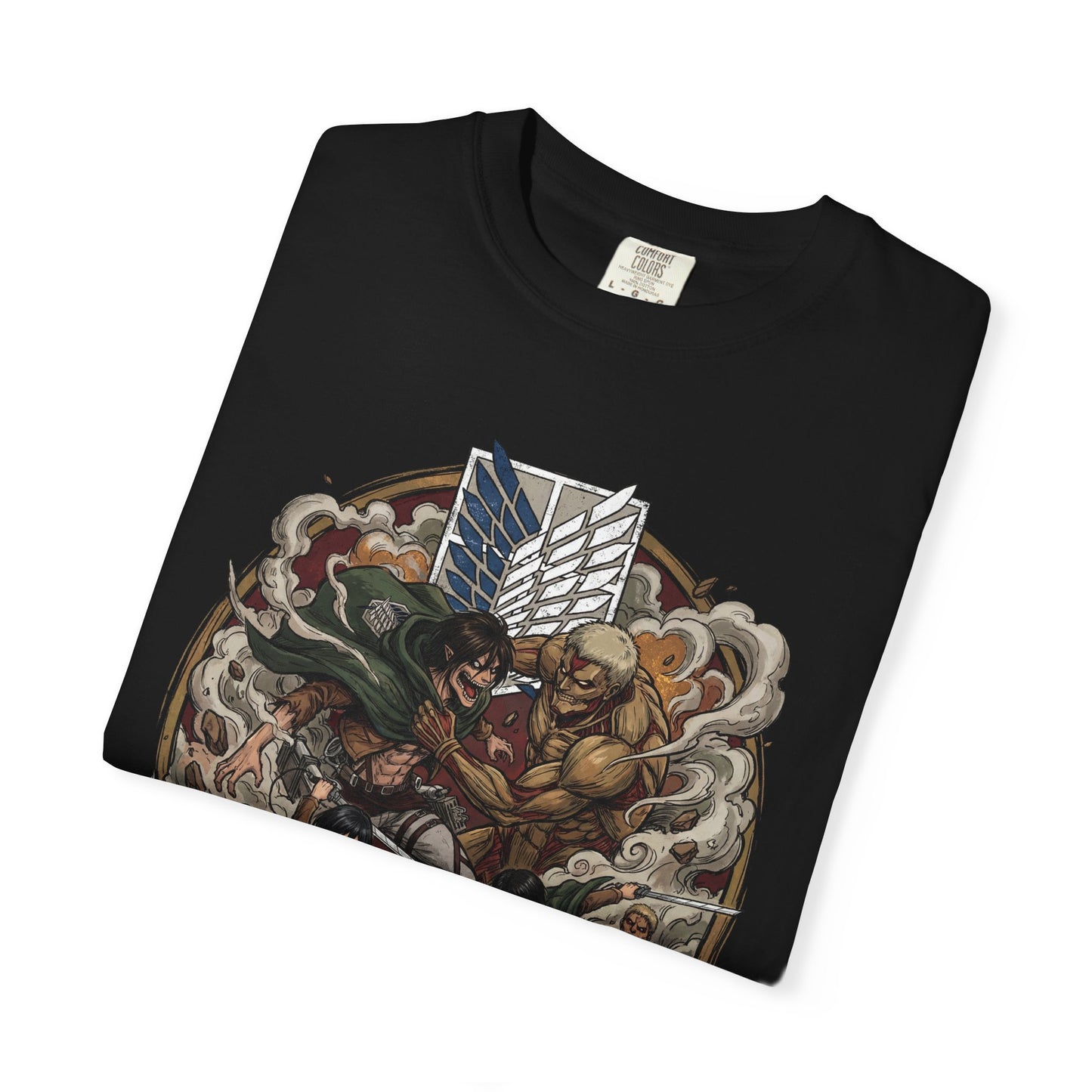 The Nine Titans Founding Colossal Armored Fan Art Premium T-Shirt