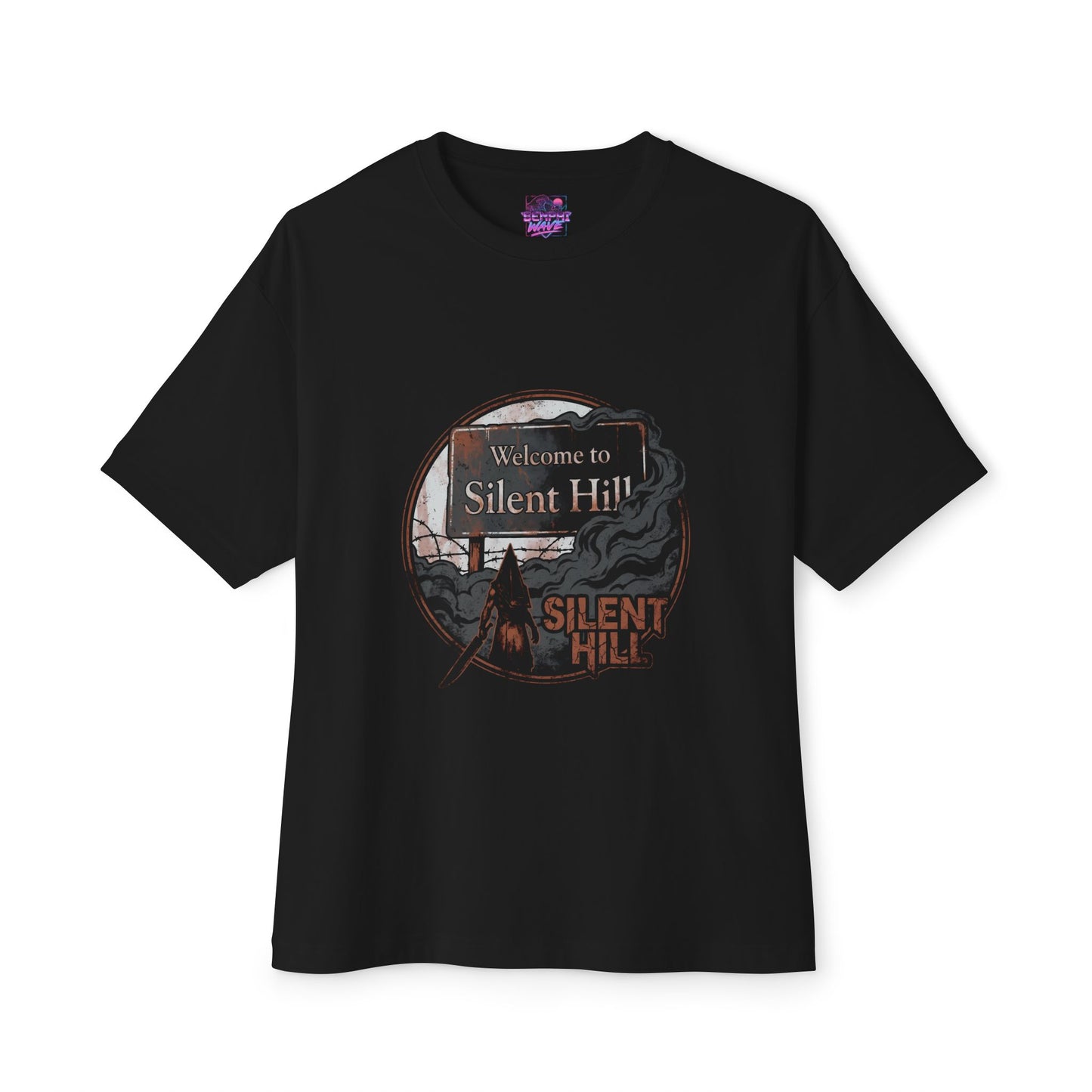 Silent Hill 1: Foggy Streets & Siren Horror Premium Oversized Unisex T-Shirt