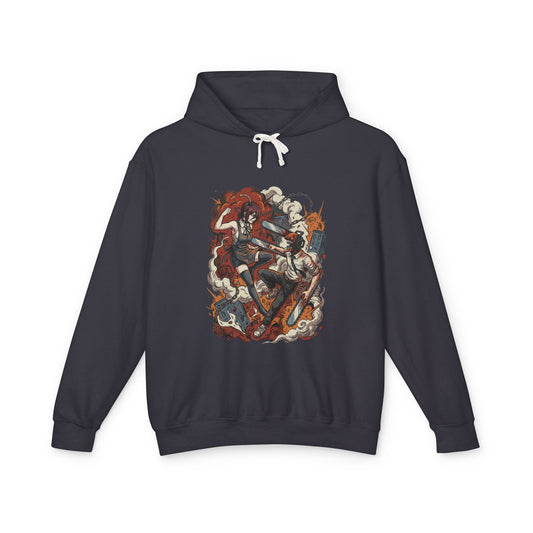 Chainsaw Man Denji Reze Chainsaw Head Pull Cord Devil Hunter Design Unisex Premium Hoodie