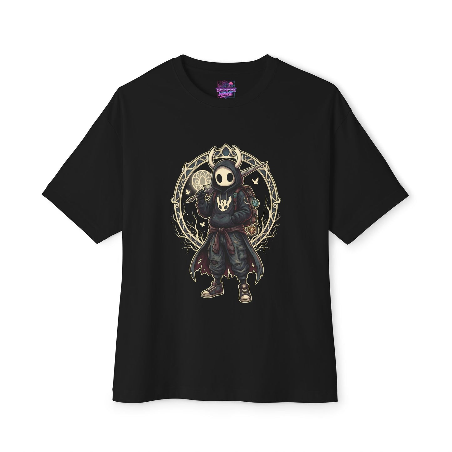 Hollow Knight Ghost: Oversized Hoodie & Nail Sword Drip Premium Oversized Unisex T-Shirt